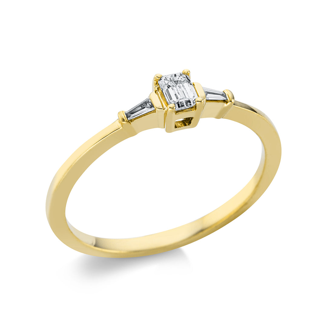 Solitaire mit Besatz Ring - 1AJ20