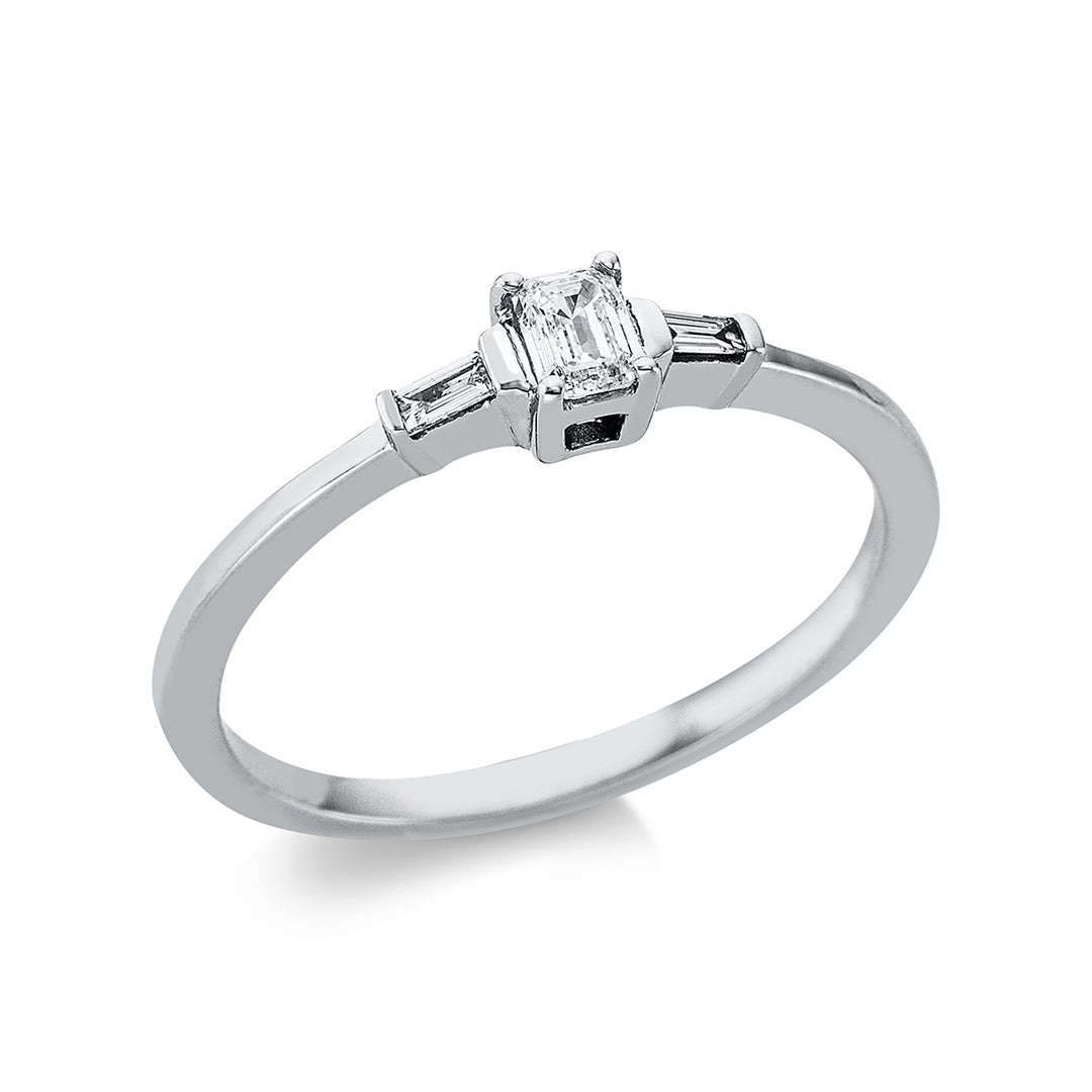 Solitaire mit Besatz Ring - 1AJ20