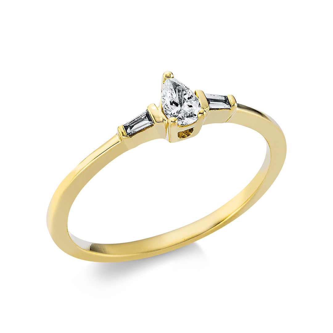 Solitaire mit Besatz Ring - 1AJ24