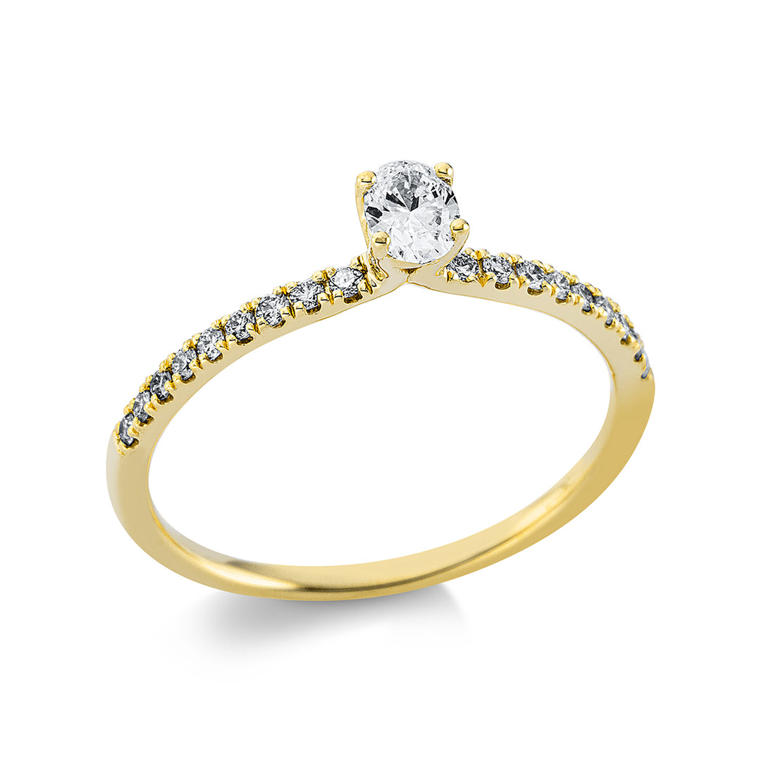 Solitaire mit Besatz Ring - 1AJ69