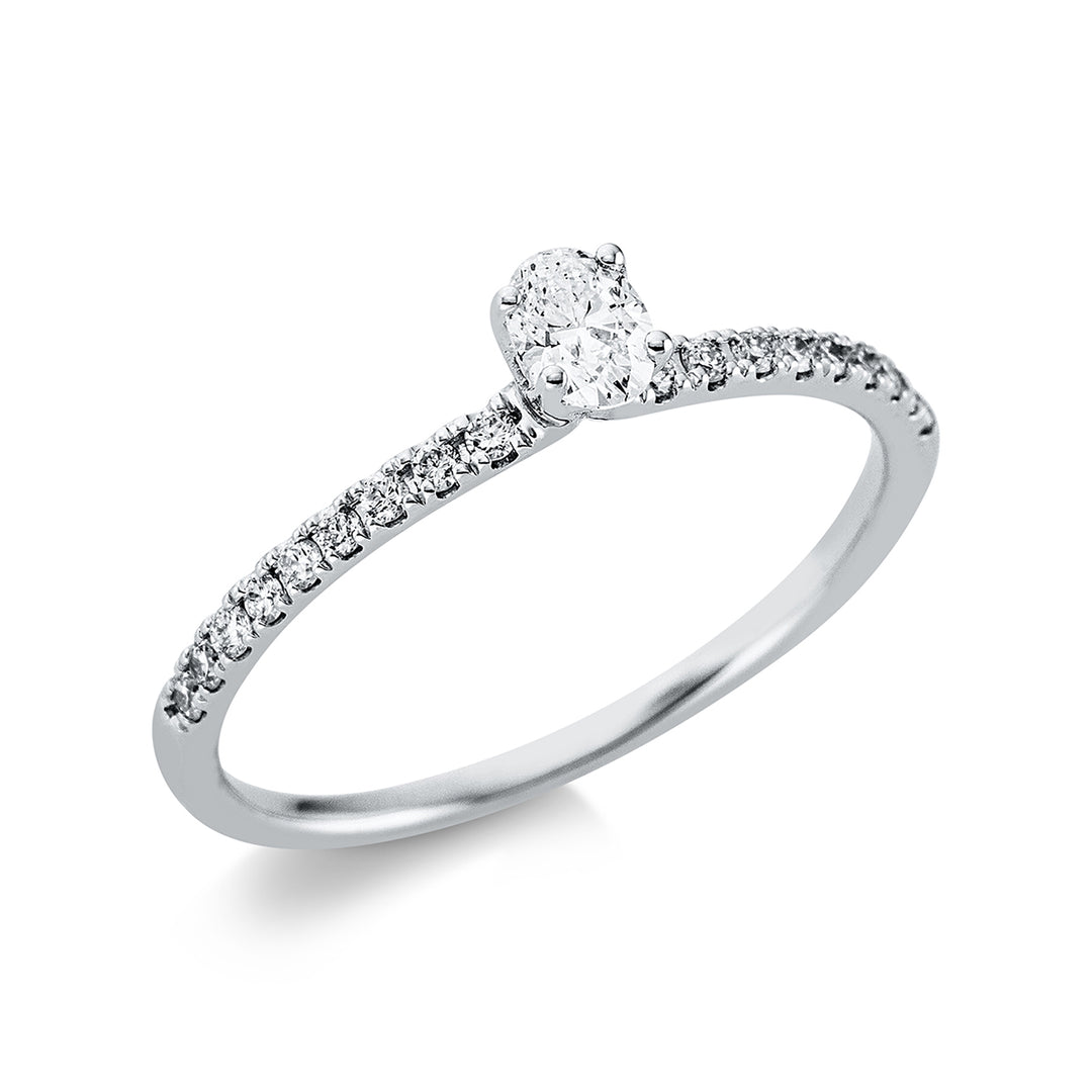 Solitaire mit Besatz Ring - 1AJ69