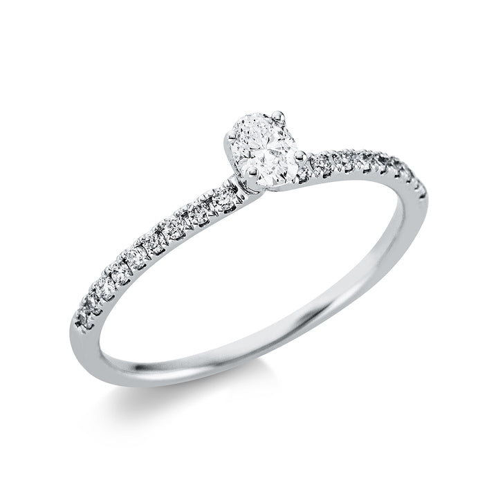 Solitaire mit Besatz Ring - 1AJ69