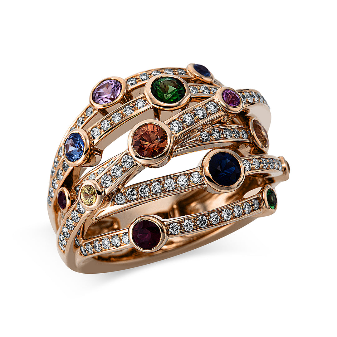 Rainbow &amp; Multicolor Ring - 1AN52