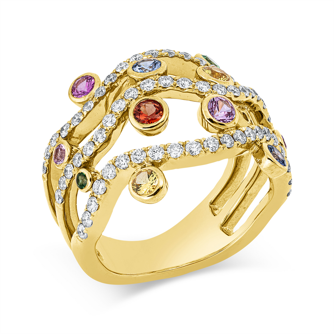 Rainbow &amp; Multicolor Ring - 1AN72
