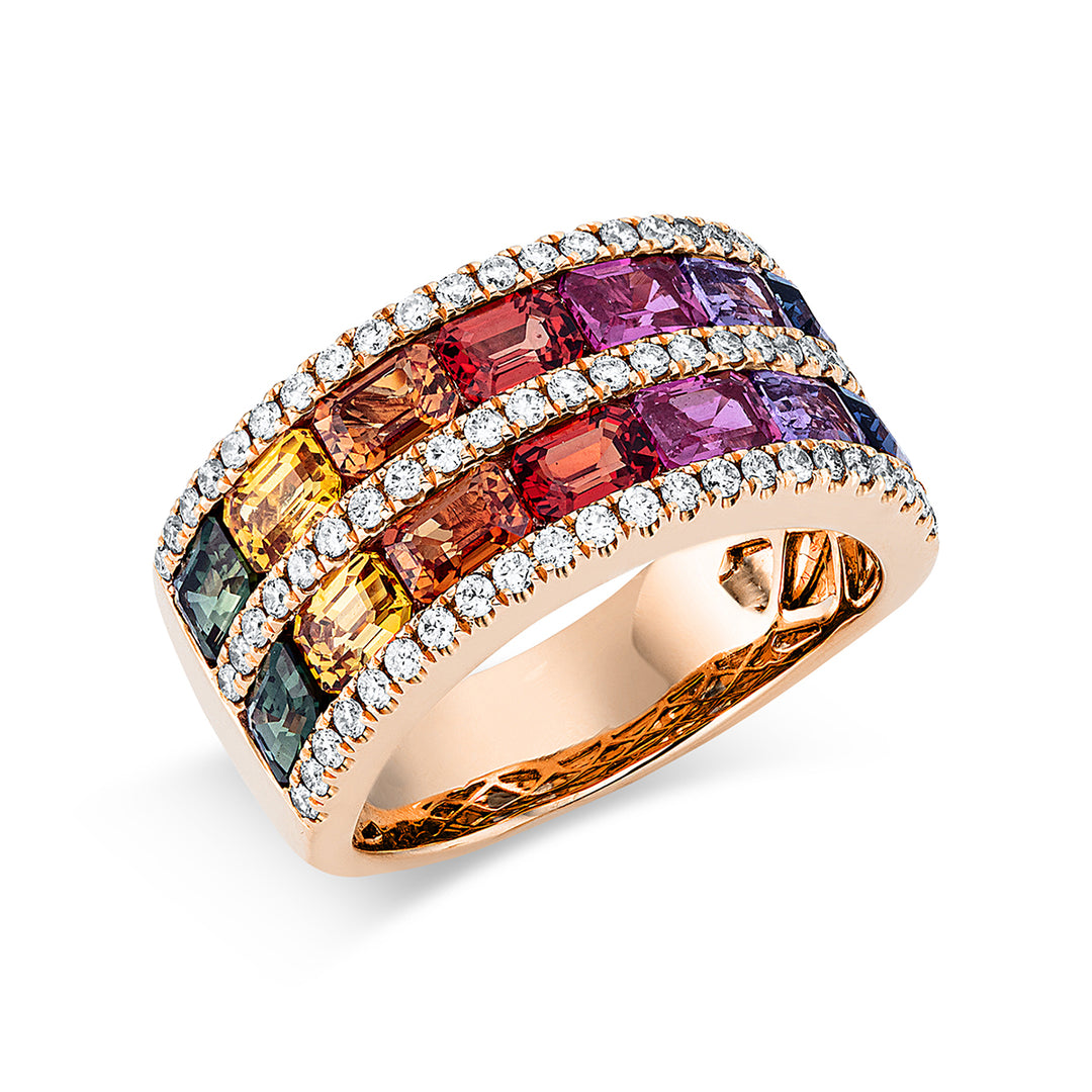 Rainbow &amp; Multicolor Ring - 1AP43
