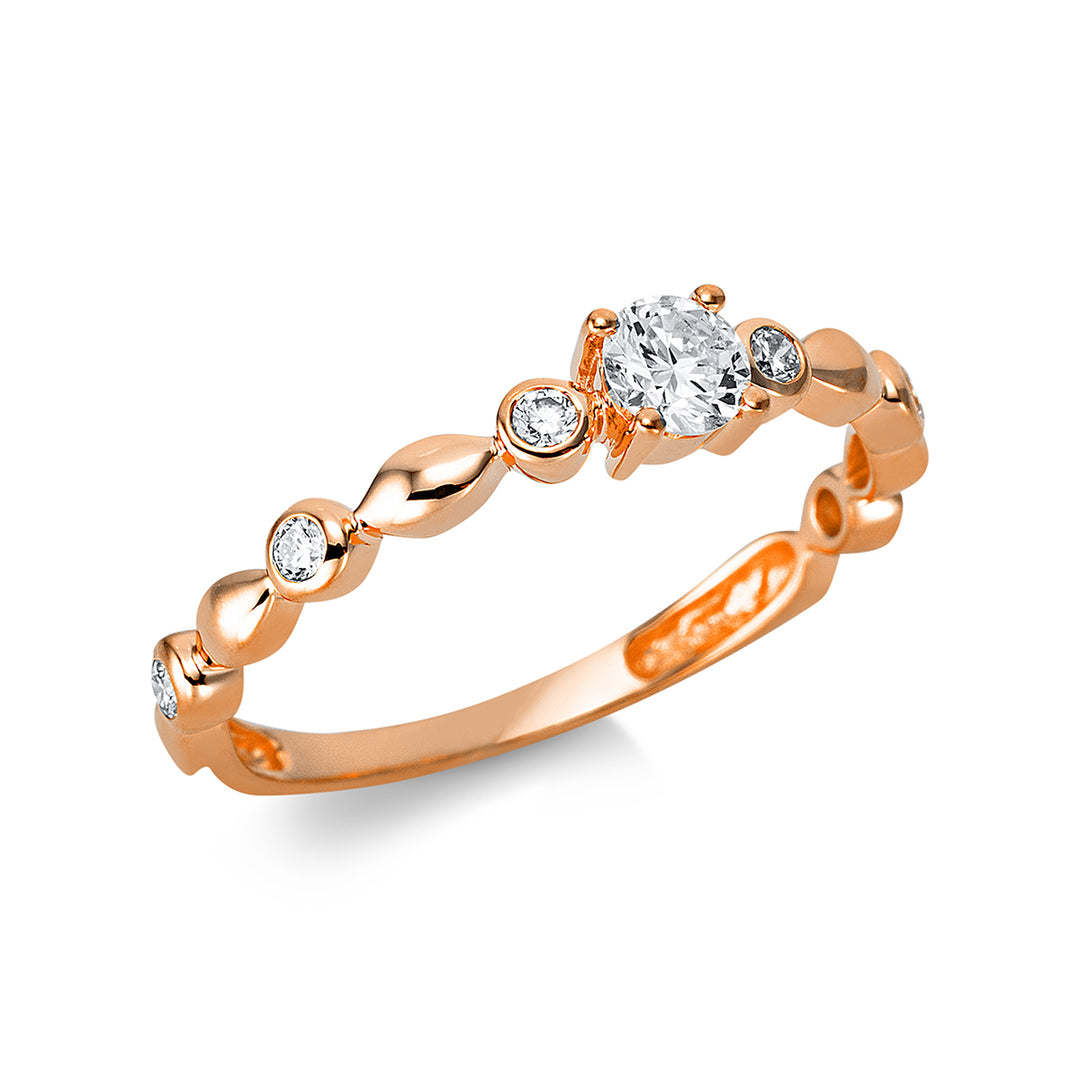 Solitaire mit Besatz Ring - 1BH88