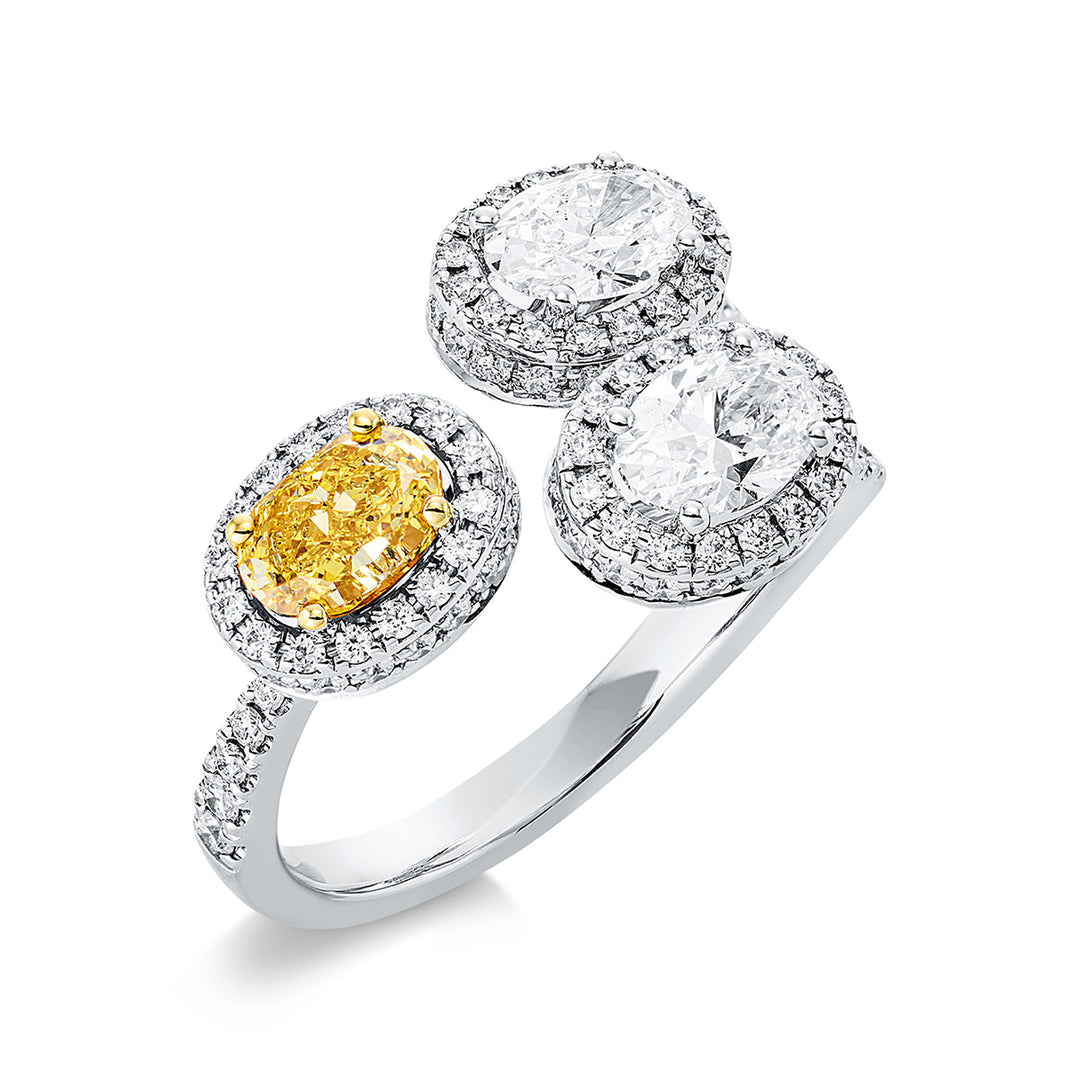 Farbiger Diamant Ring - 1CK70