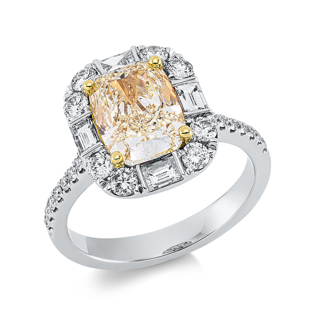 Farbiger Diamant Ring - 1CV36