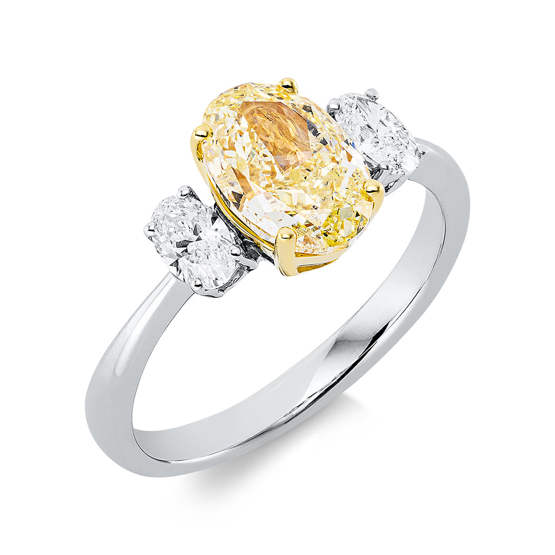 Farbiger Diamant Ring - 1DM24