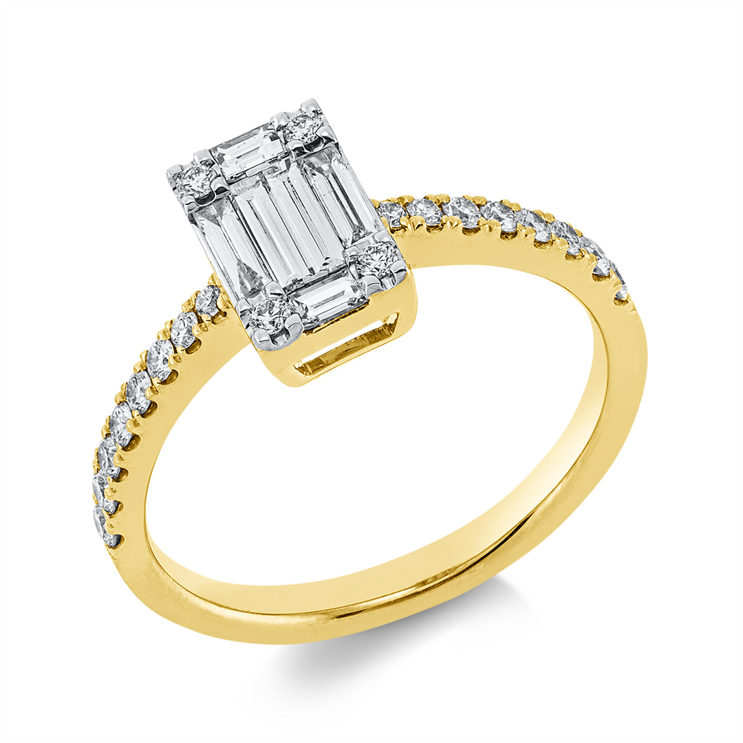 Baguette Illusion Ring - 1DO45