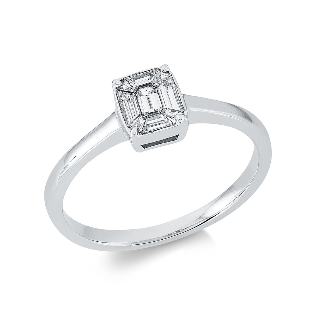Baguette Illusion Ring - 1DU44