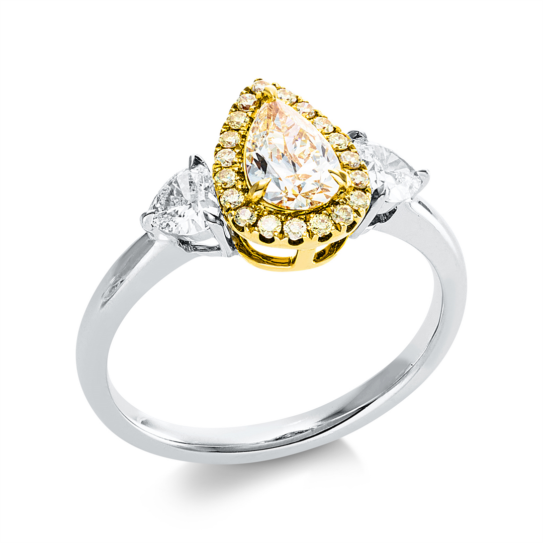Farbiger Diamant Ring - 1DW79