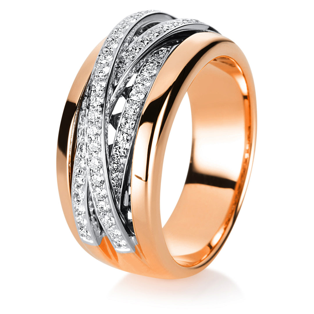 Mehrfachsteinbesatz Ring - 1E149