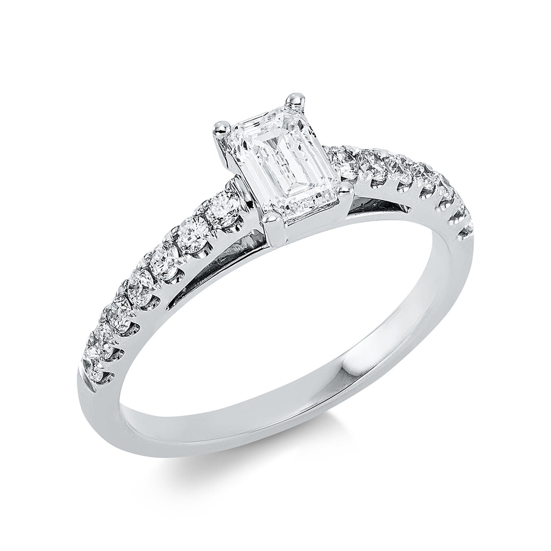 Solitaire mit Besatz Ring - 1EF13