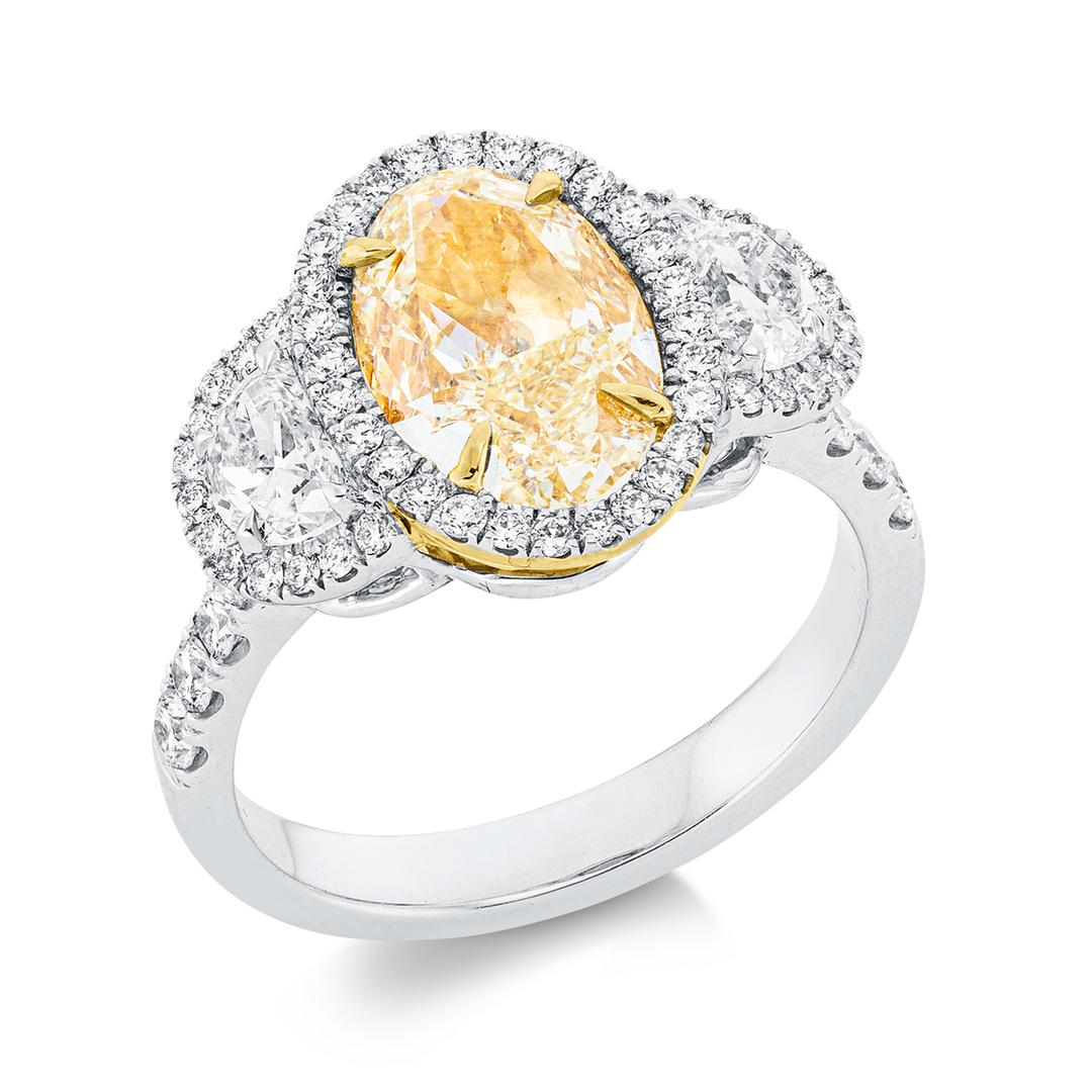 Farbiger Diamant Ring - 1EL23