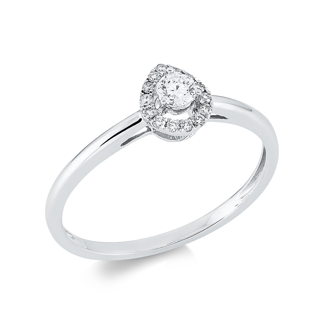 Solitaire mit Besatz Ring - 1EO99