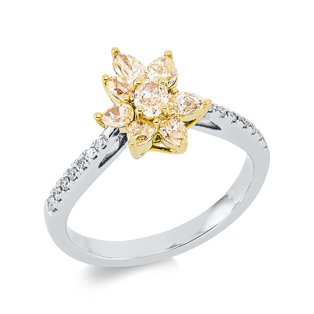 Farbiger Diamant Ring - 1ET14