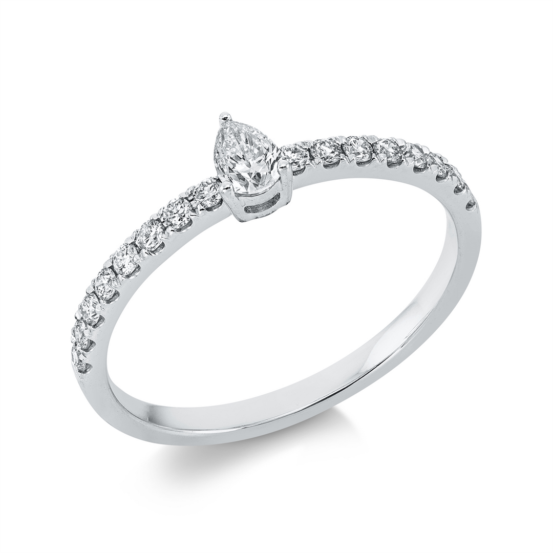 Solitaire mit Besatz Ring - 1EY92