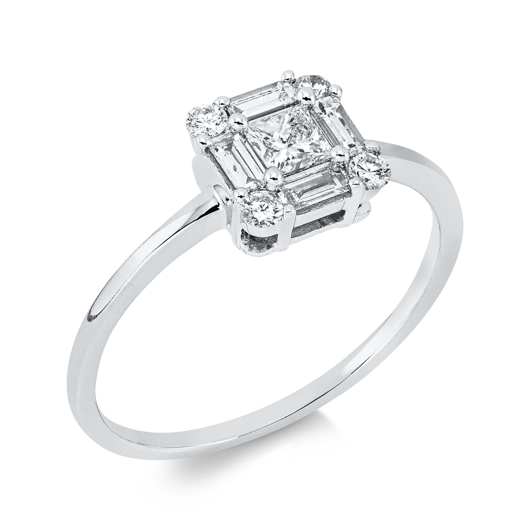 Baguette Illusion Ring - 1EZ80