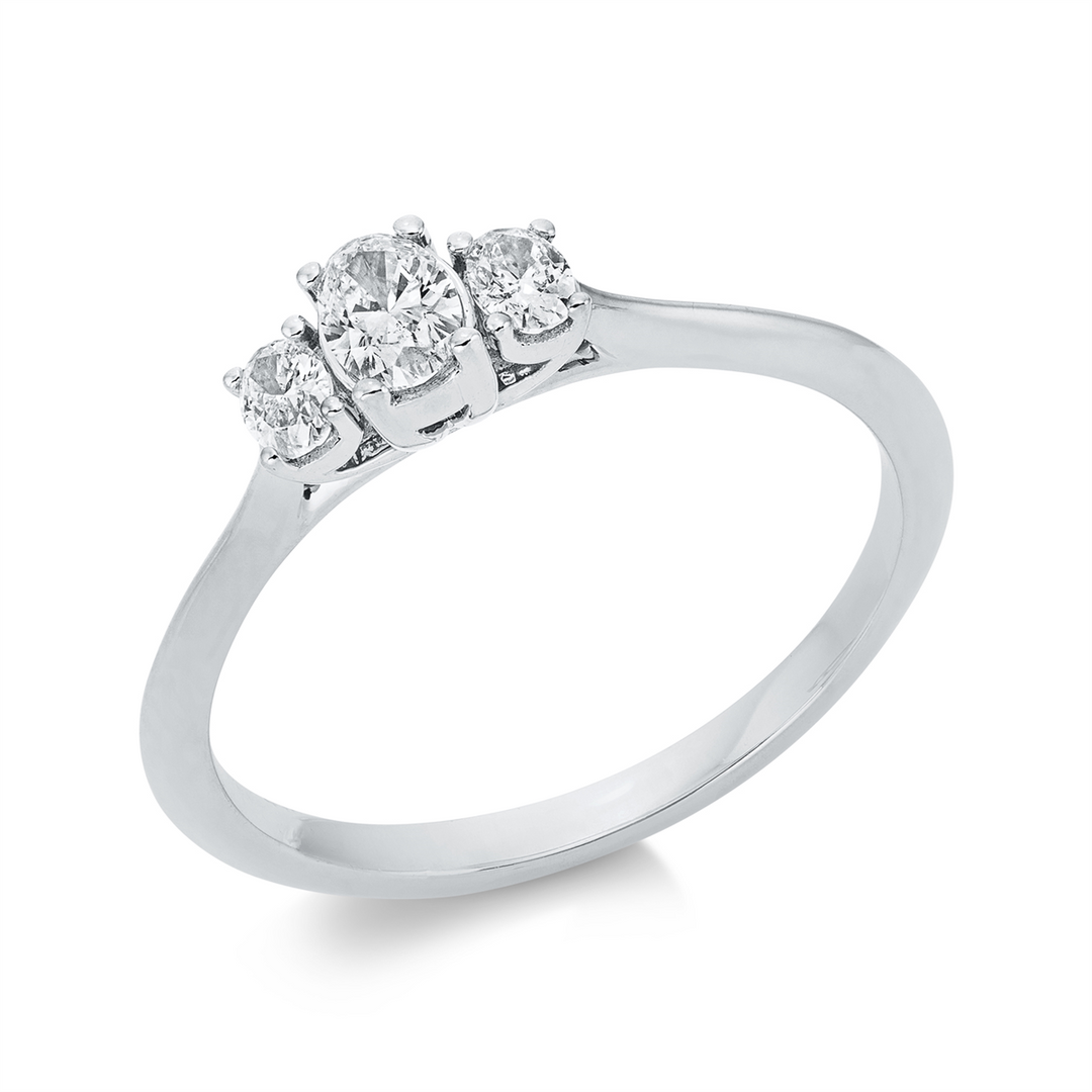 Solitaire mit Besatz Ring - 1FA21
