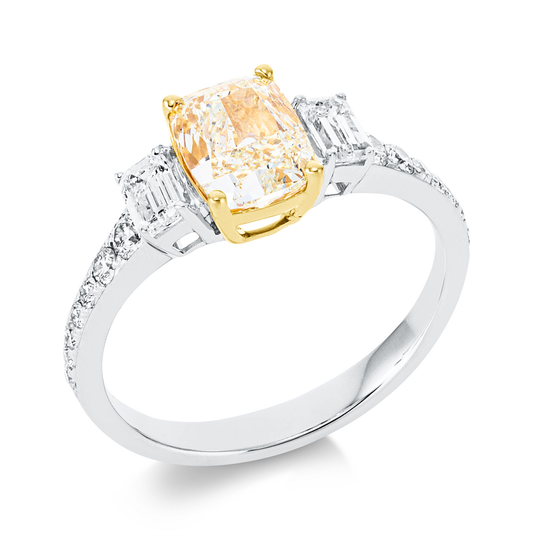 Farbiger Diamant Ring - 1FG44