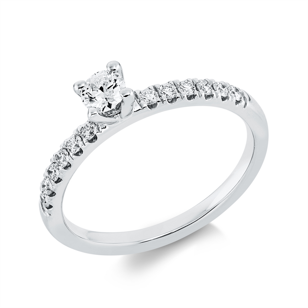 Solitaire mit Besatz Ring - 1FK97
