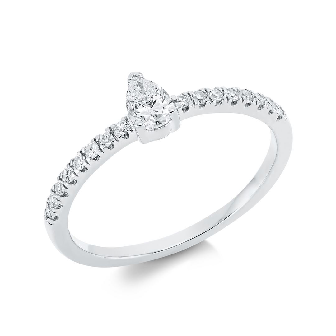 Solitaire mit Besatz Ring - 1FQ30