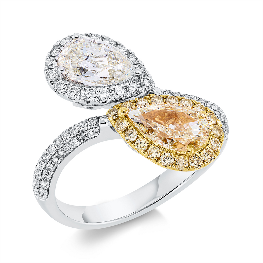 Farbiger Diamant Ring - 1FR49