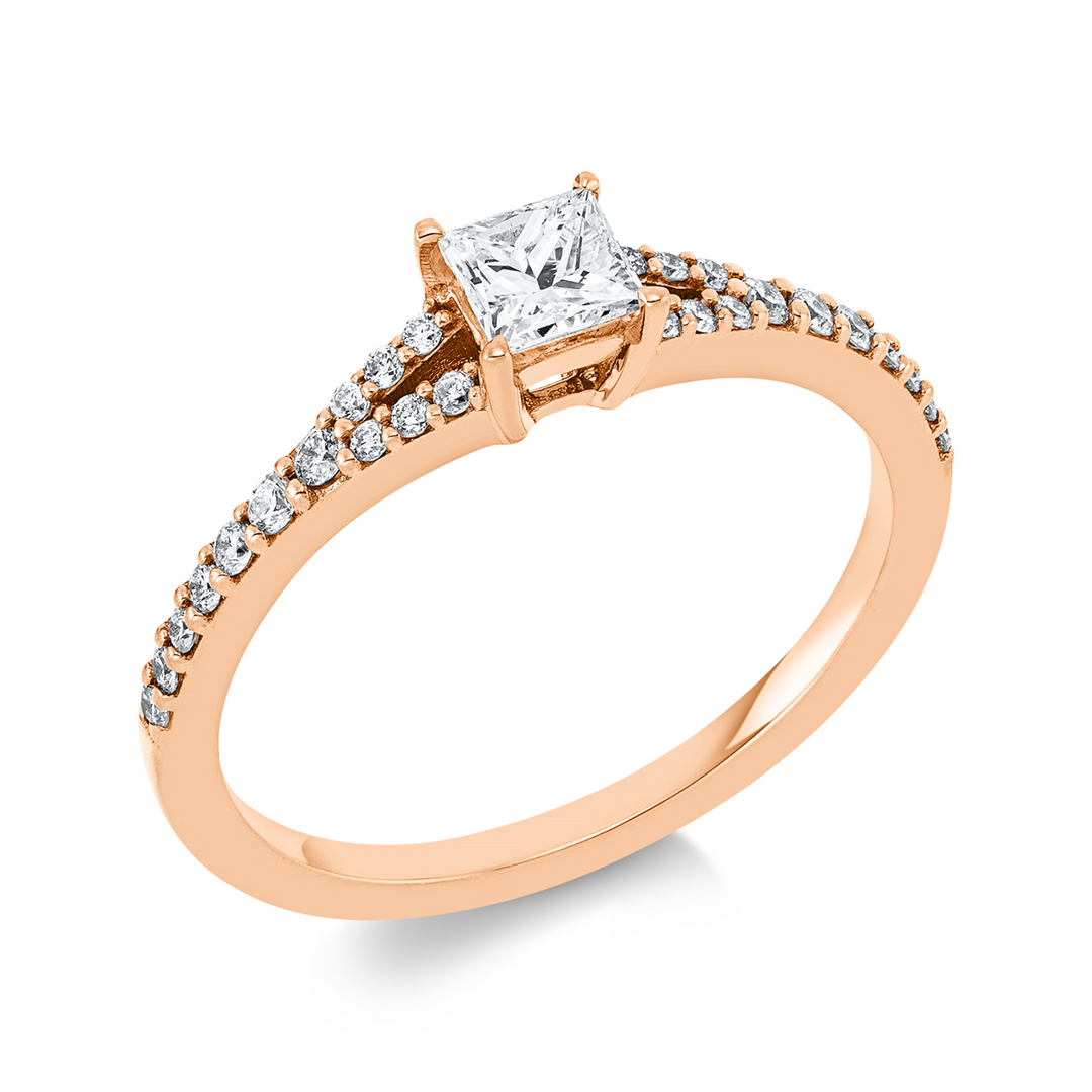 Solitaire mit Besatz Ring - 1FS09