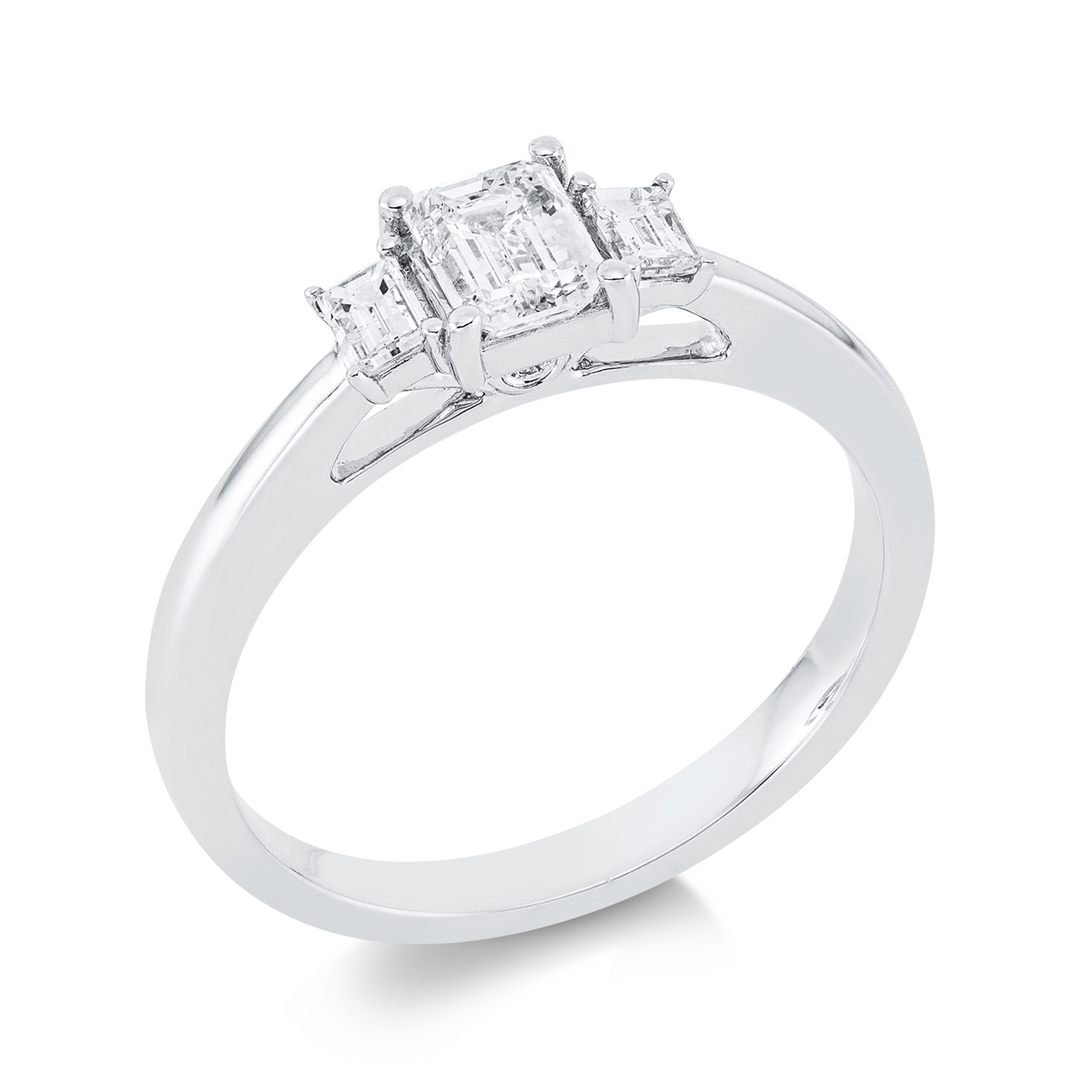 Solitaire mit Besatz Ring - 1FU14