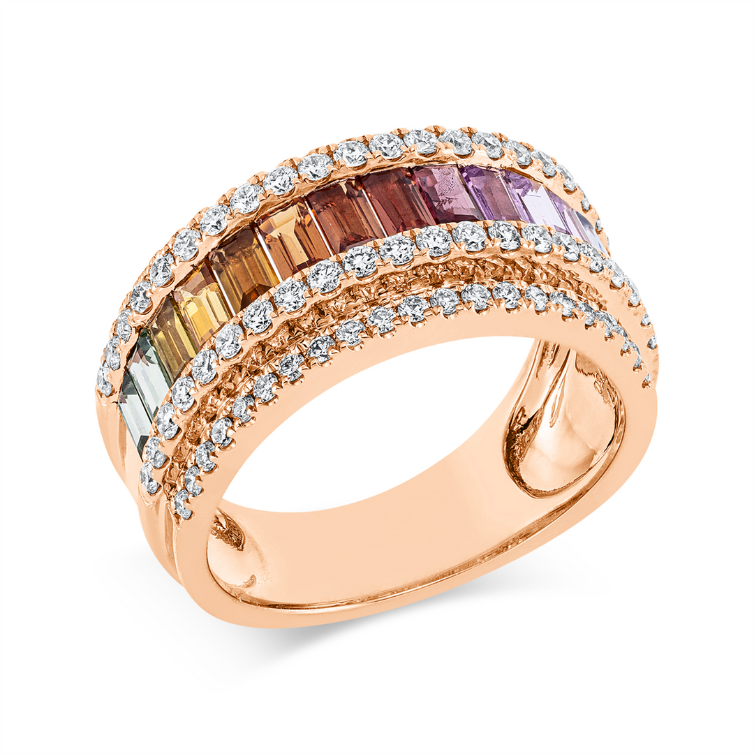 Rainbow &amp; Multicolor Ring - 1FV08