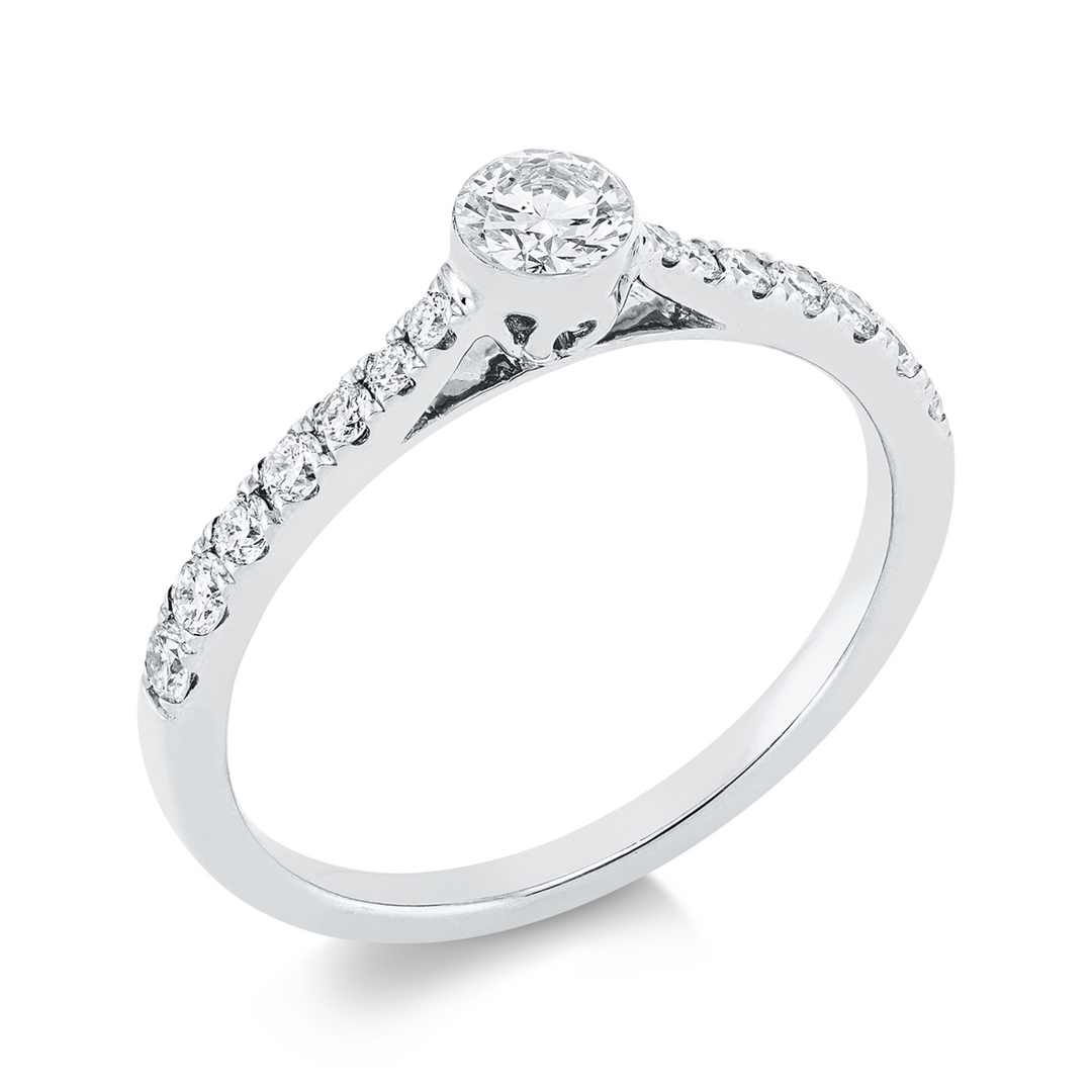 Solitaire mit Besatz Ring - 1FX50