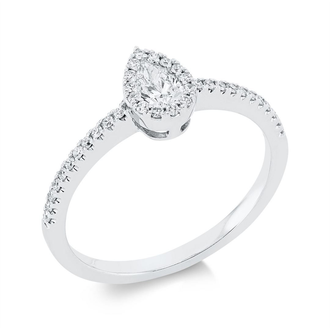 Solitaire mit Besatz Ring - 1FZ76