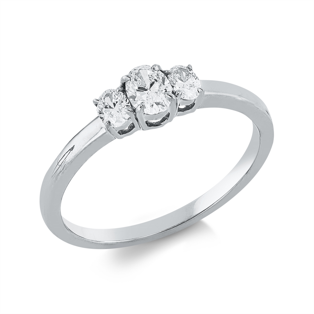 Solitaire mit Besatz Ring - 1GF66