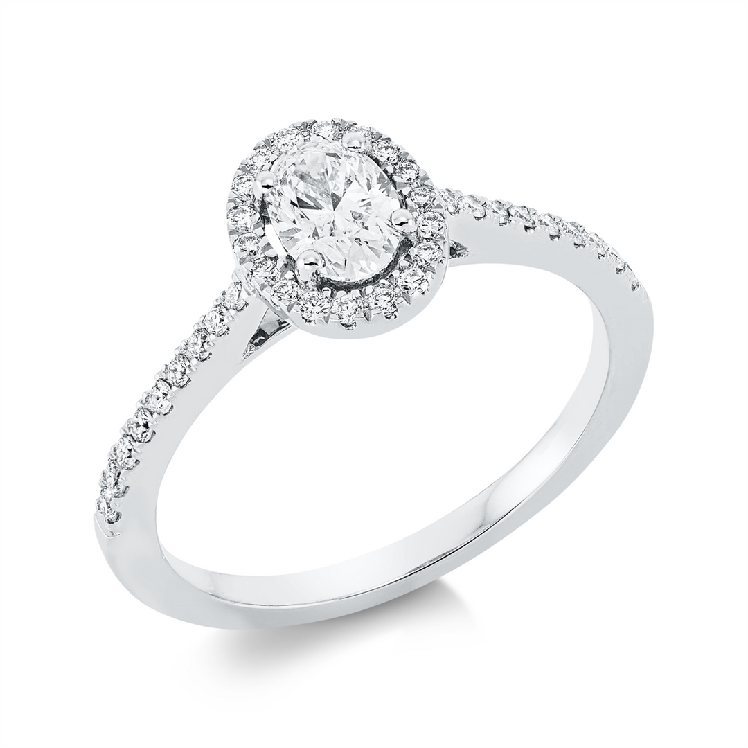 Solitaire mit Besatz Ring - 1GG88