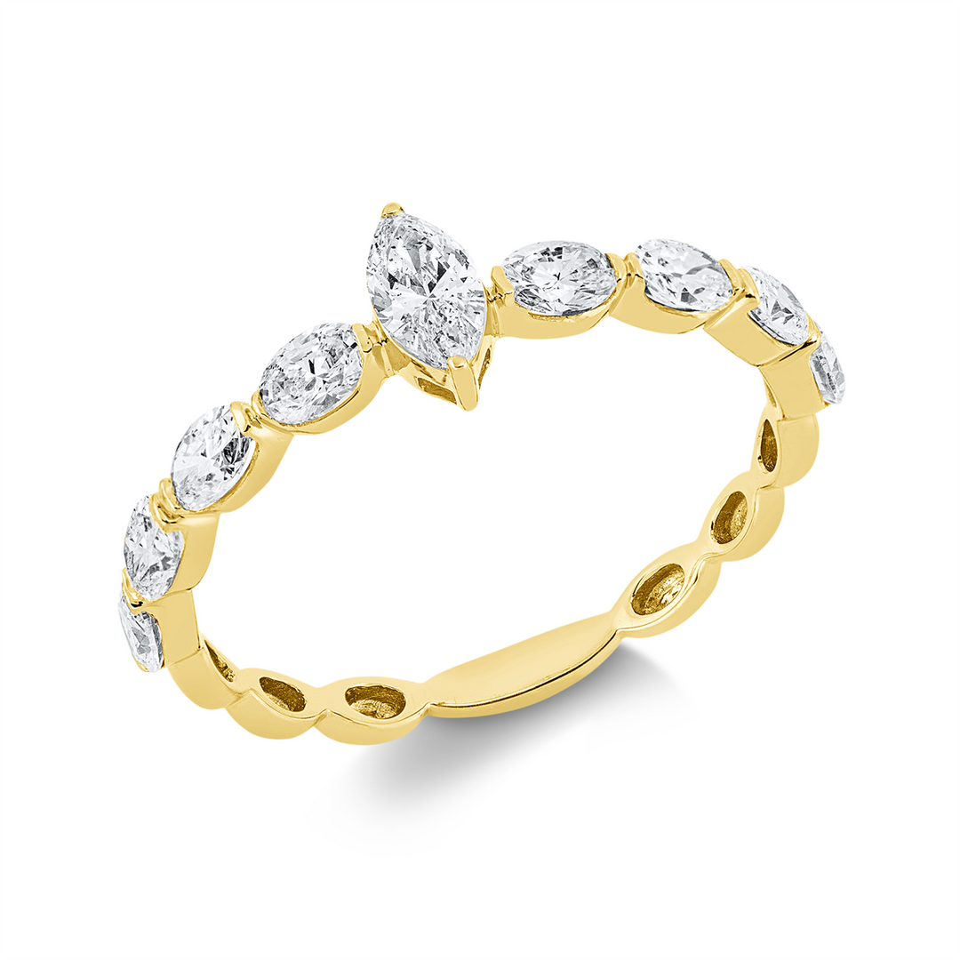 Solitaire mit Besatz Ring - 1GV72