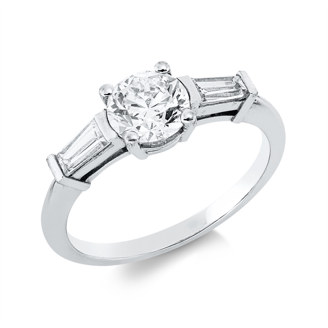 Solitaire mit Besatz Ring - 1GW59