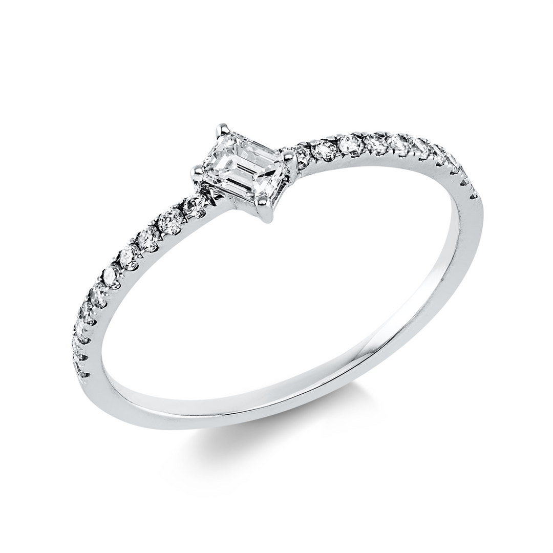 Solitaire mit Besatz Ring - 1GX95