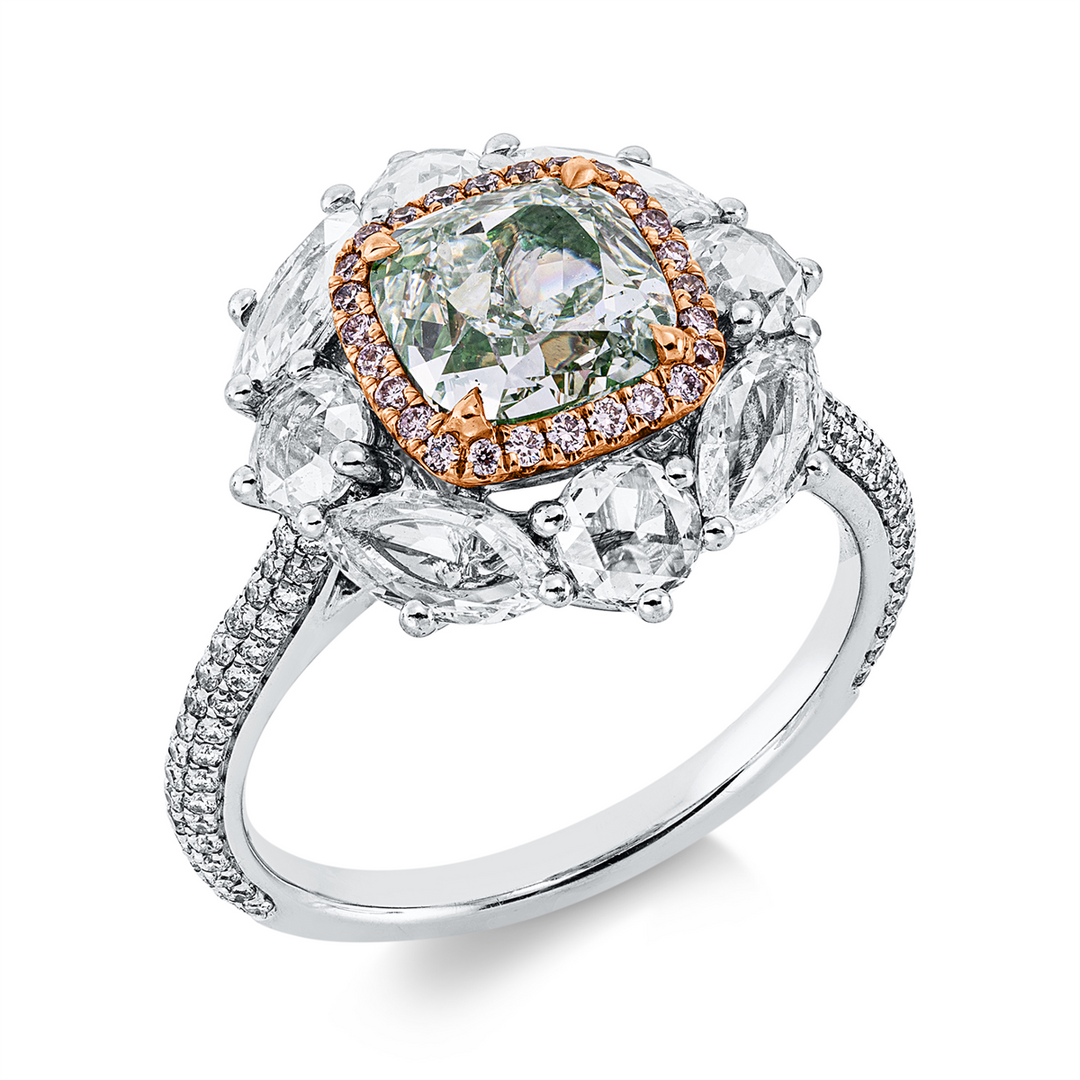 Farbiger Diamant Ring - 1HI15