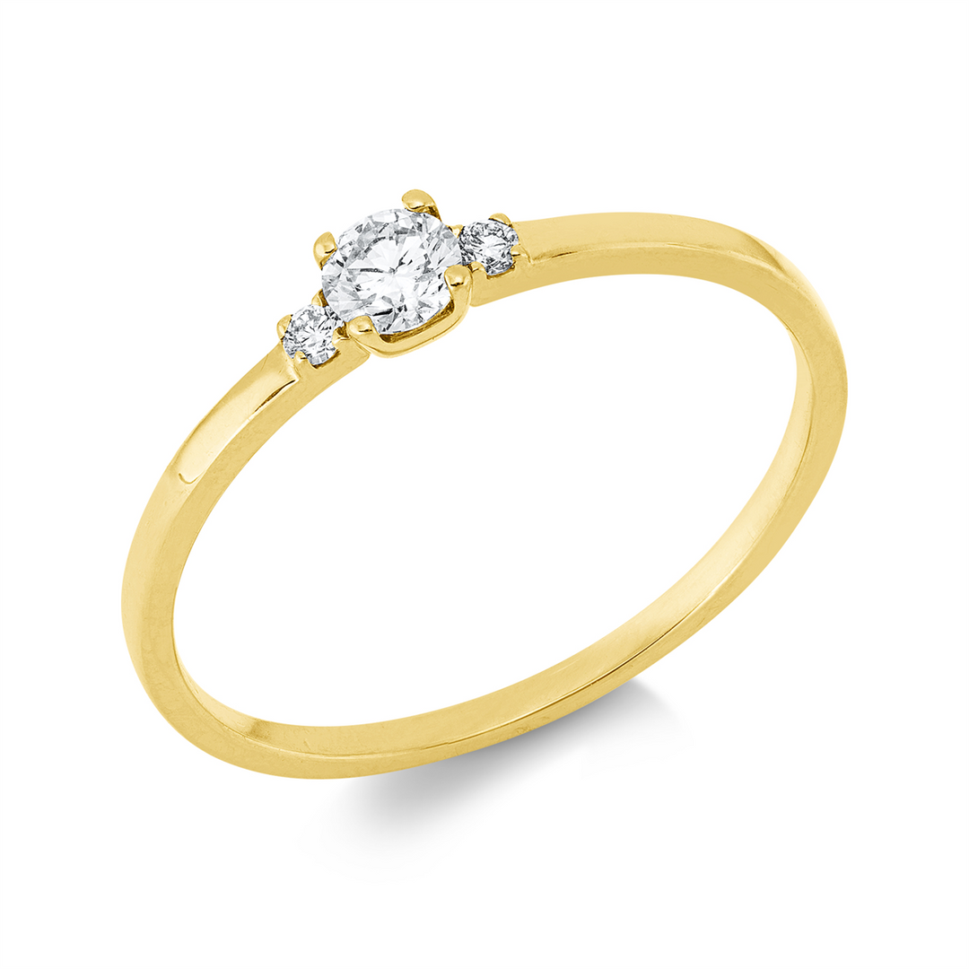Solitaire mit Besatz Ring - 1HL50