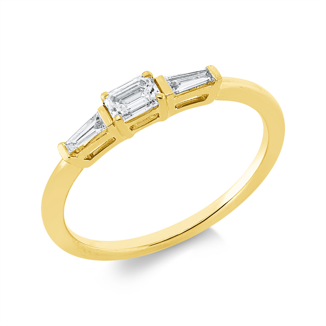 Solitaire mit Besatz Ring - 1HN11