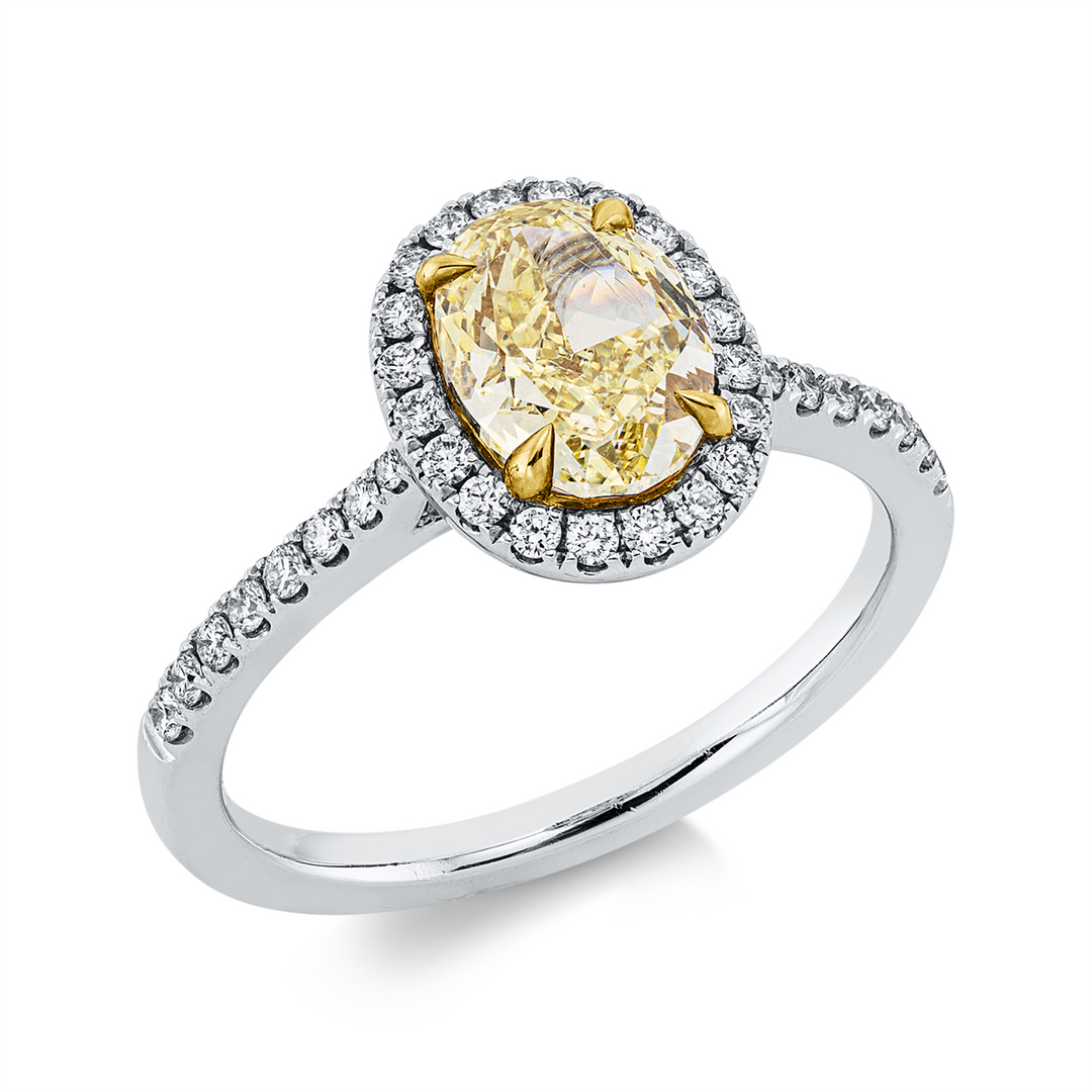 Farbiger Diamant Ring - 1HS48