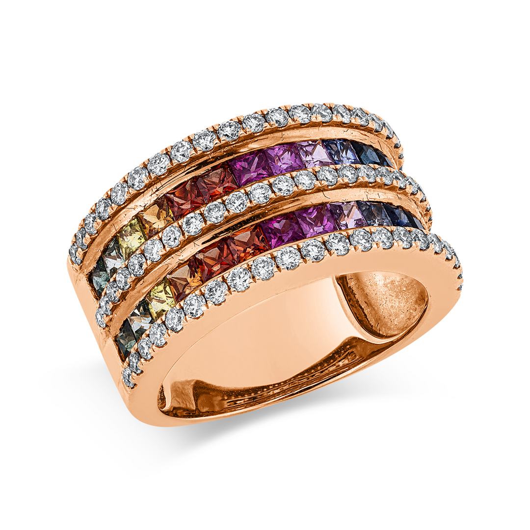 Rainbow &amp; Multicolor Ring - 1HU57