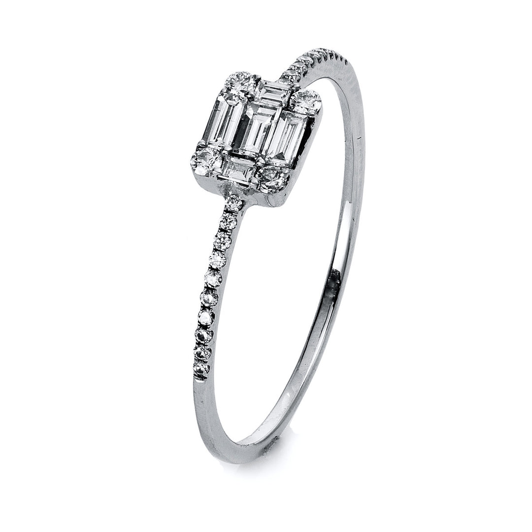 Baguette Illusion Ring - 1I977