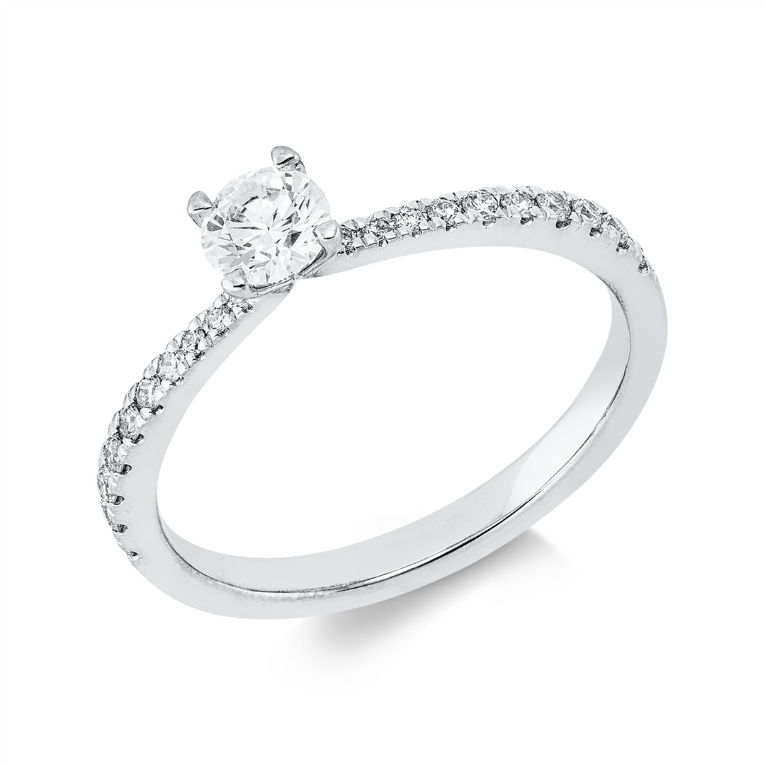 Solitaire mit Besatz Ring - 1II68
