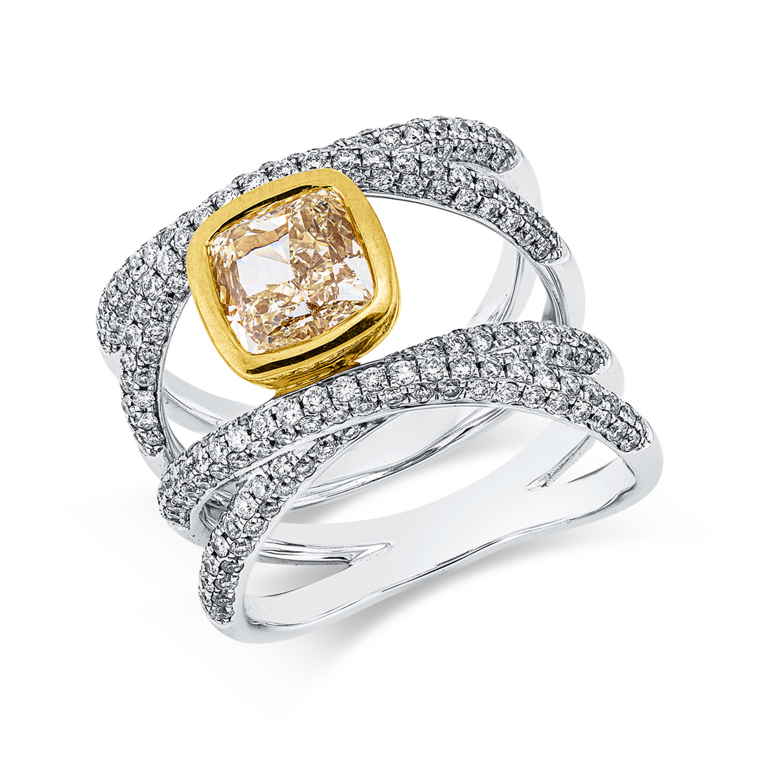 Farbiger Diamant Ring - 1IM25