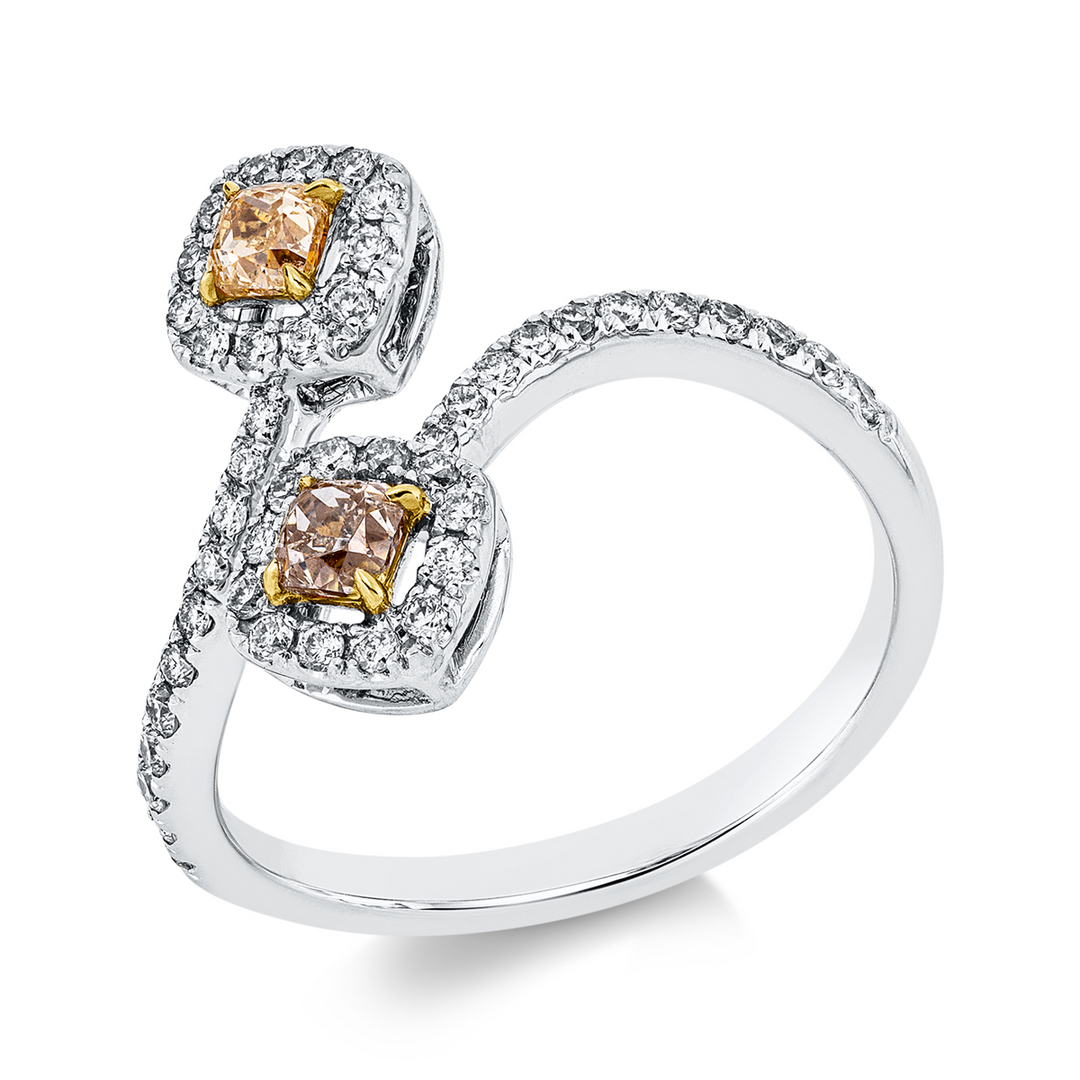 Farbiger Diamant Ring - 1IP23