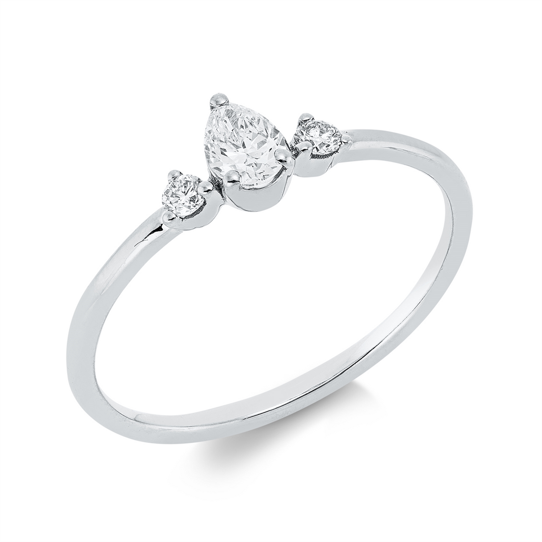 Solitaire mit Besatz Ring - 1IV38