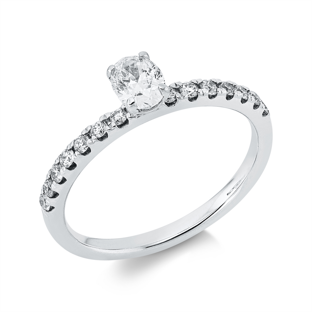 Solitaire mit Besatz Ring - 1IX90
