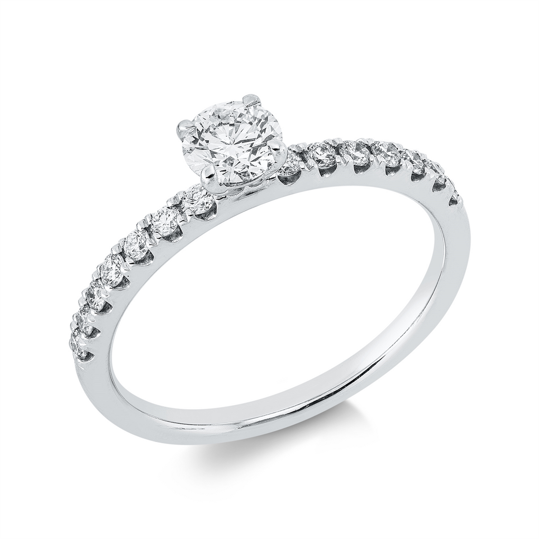 Solitaire mit Besatz Ring - 1IY10